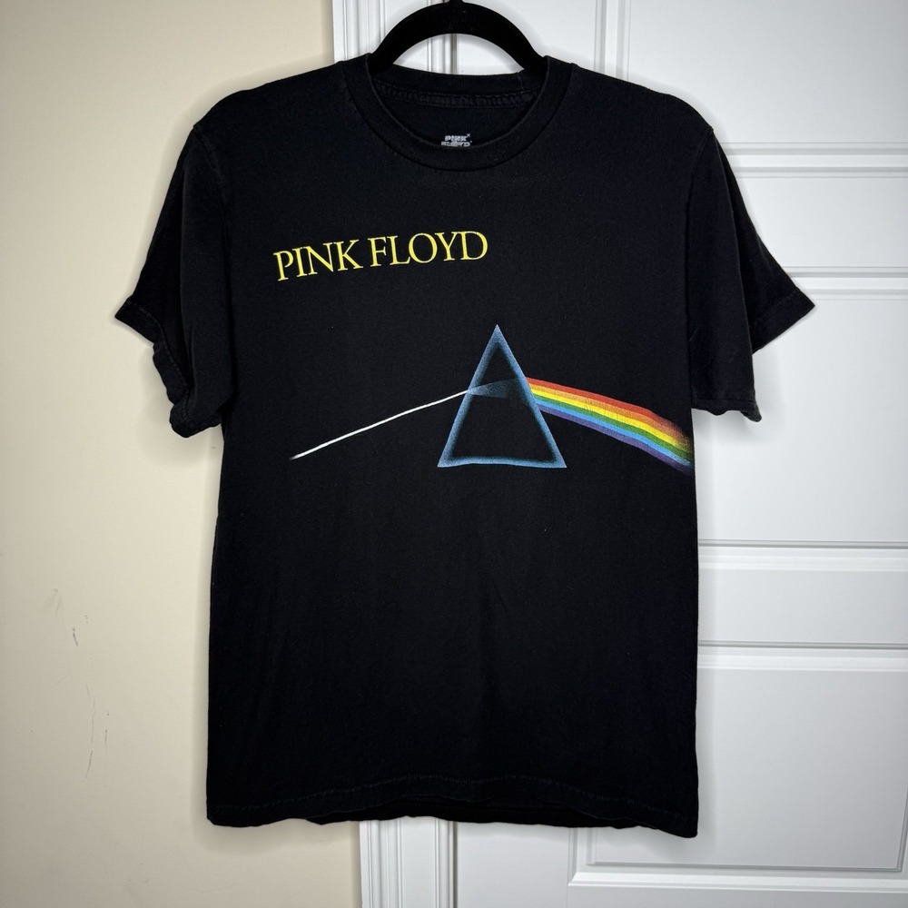 Pink Floyd The Dark Side Of The Moon T-Shirt Men's Size Medium Faded Black 2019
